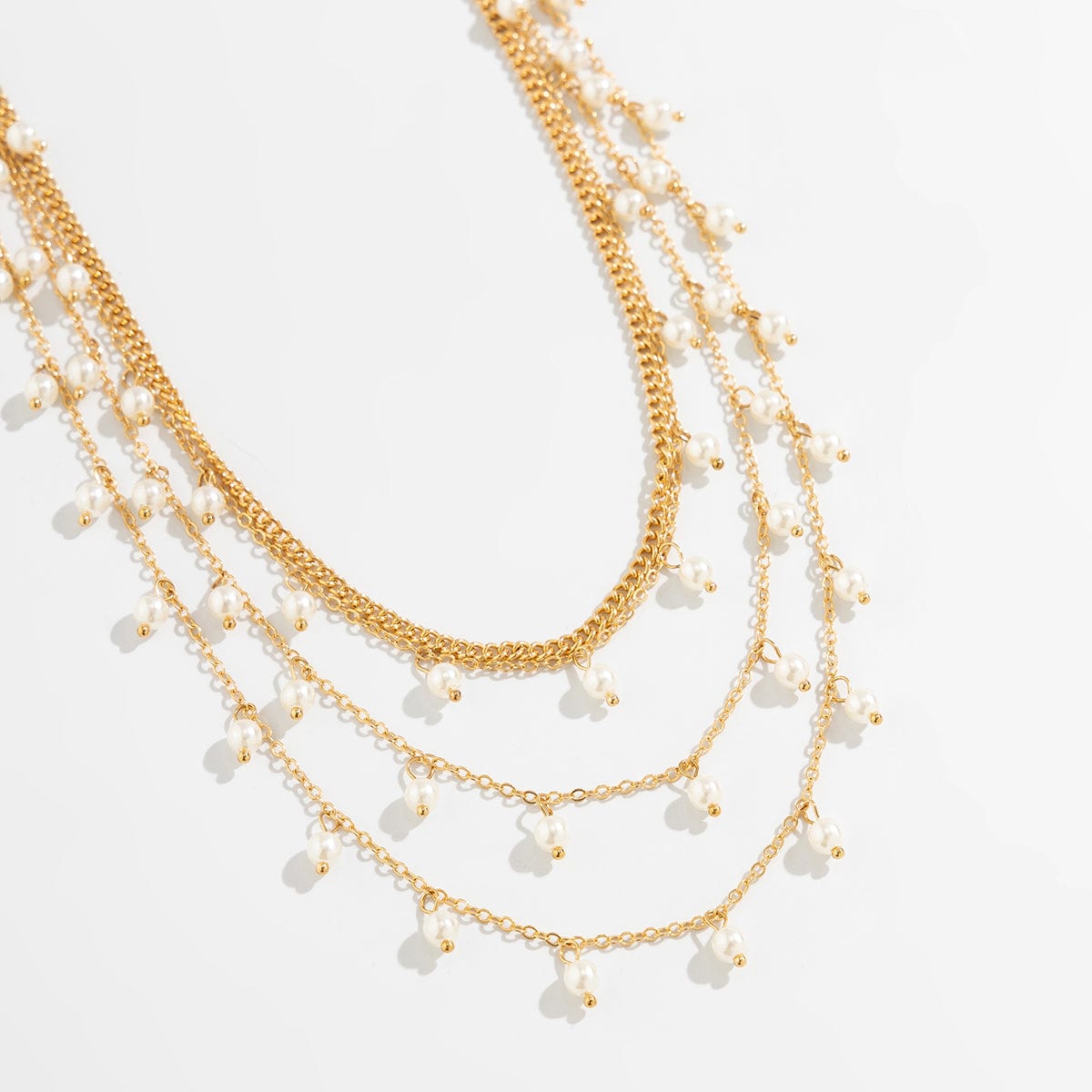 Boho Dainty Layered Pearl Tassel Waist Chain - ArtGalleryZen