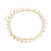 Thumbnail for Boho Dainty Layered Sequin Tassel Beaded Belly Chain Set - ArtGalleryZen