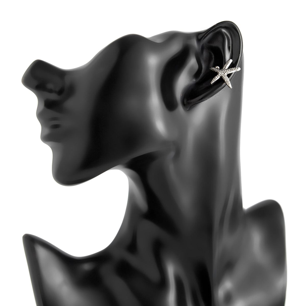 Boho Gold Silver Plated Starfish Ear Cuff Earring - ArtGalleryZen