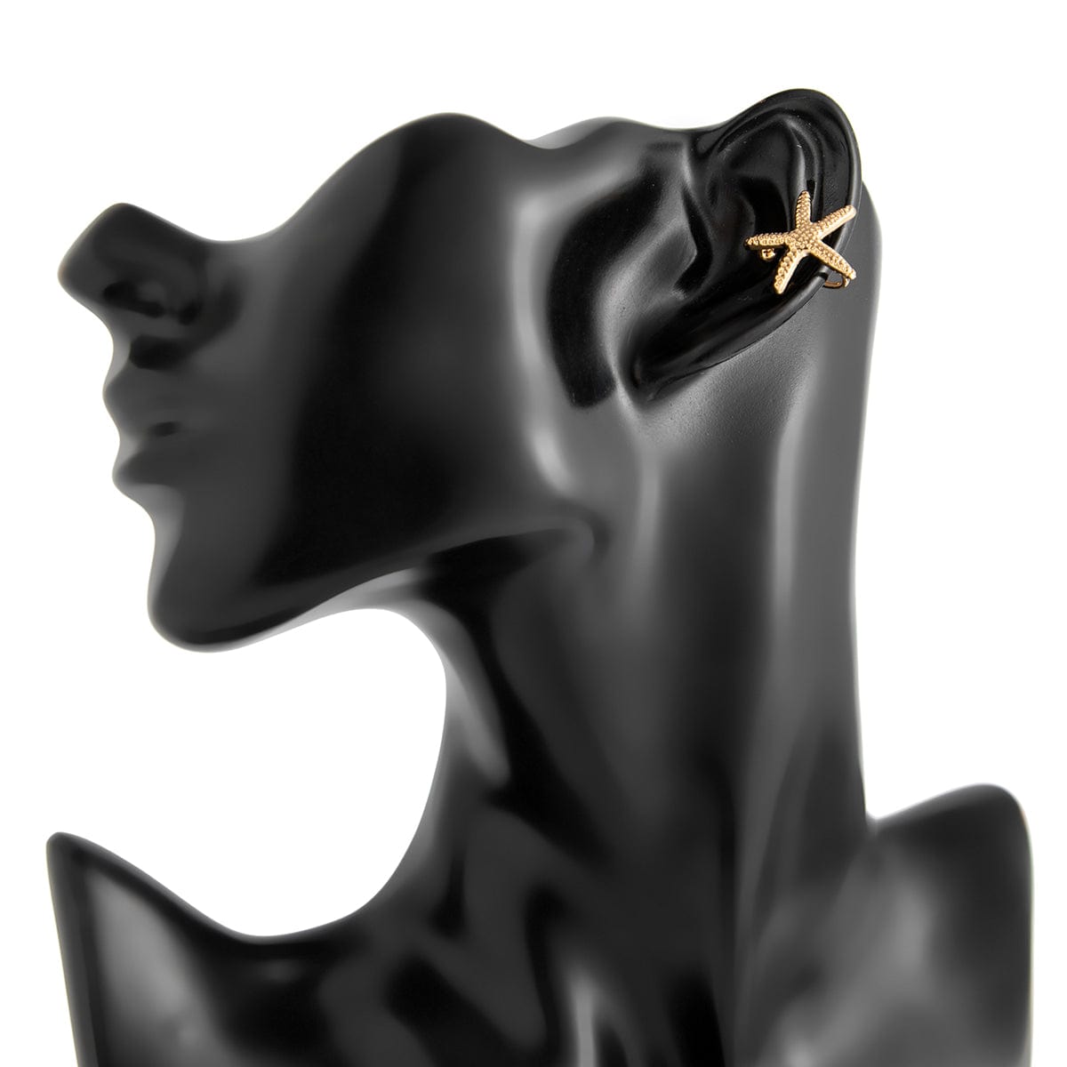 Boho Gold Silver Plated Starfish Ear Cuff Earring - ArtGalleryZen