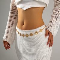 Thumbnail for Boho Gold Silver Plated Sun Moon Waist Chain