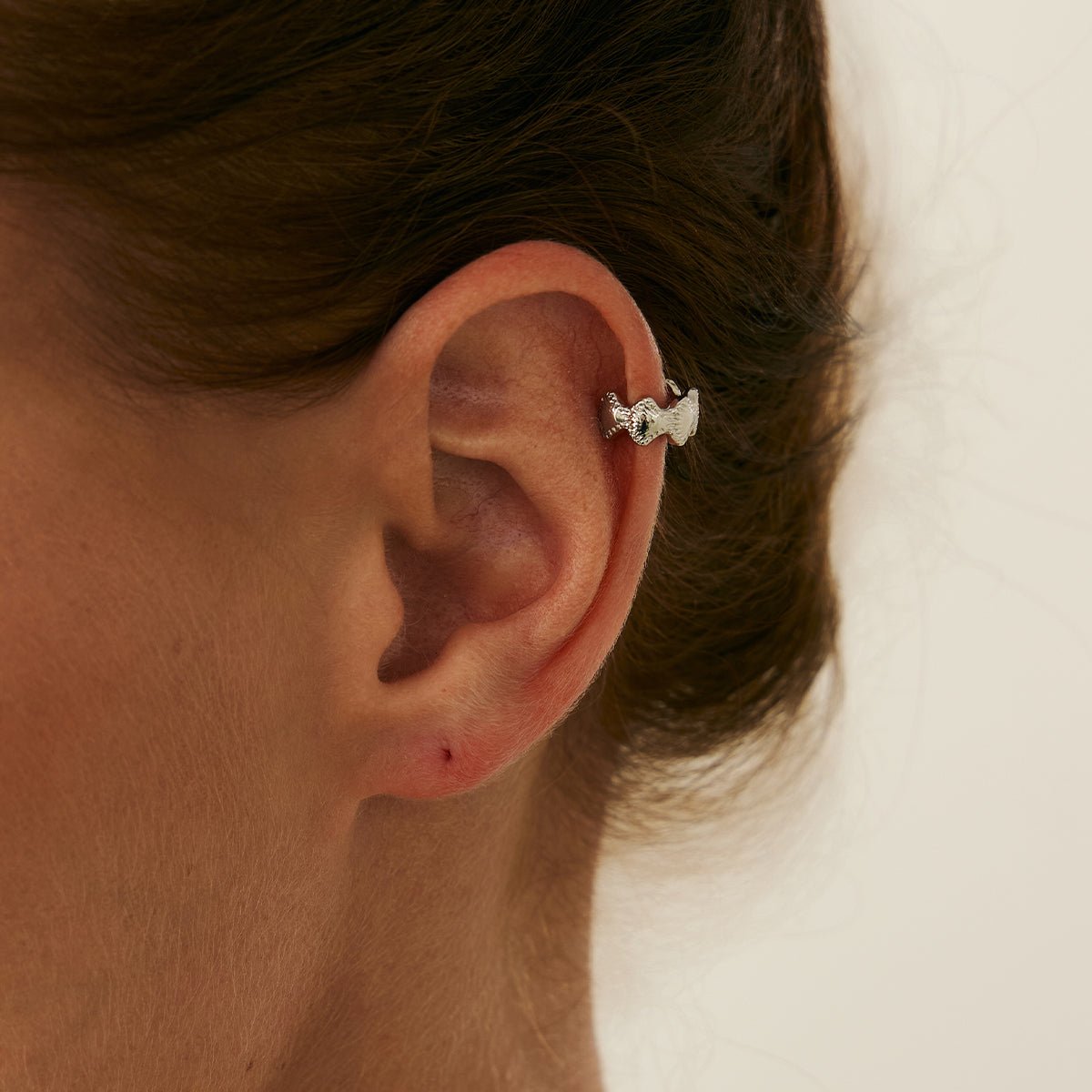 Boho Gold Silver Tone Shell Ear Cuff Earring - ArtGalleryZen