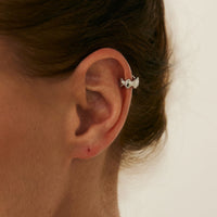 Thumbnail for Boho Gold Silver Tone Shell Ear Cuff Earring - ArtGalleryZen