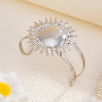 Thumbnail for Boho Gold Silver Tone Sun Arm Cuff - ArtGalleryZen