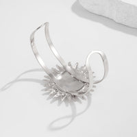 Thumbnail for Boho Gold Silver Tone Sun Arm Cuff - ArtGalleryZen