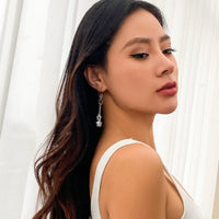 Thumbnail for Boho Hollow Star Pearl Tassel Earrings - ArtGalleryZen