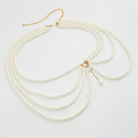 Thumbnail for Boho Layered Chunky Pearl Waist Chain - ArtGalleryZen