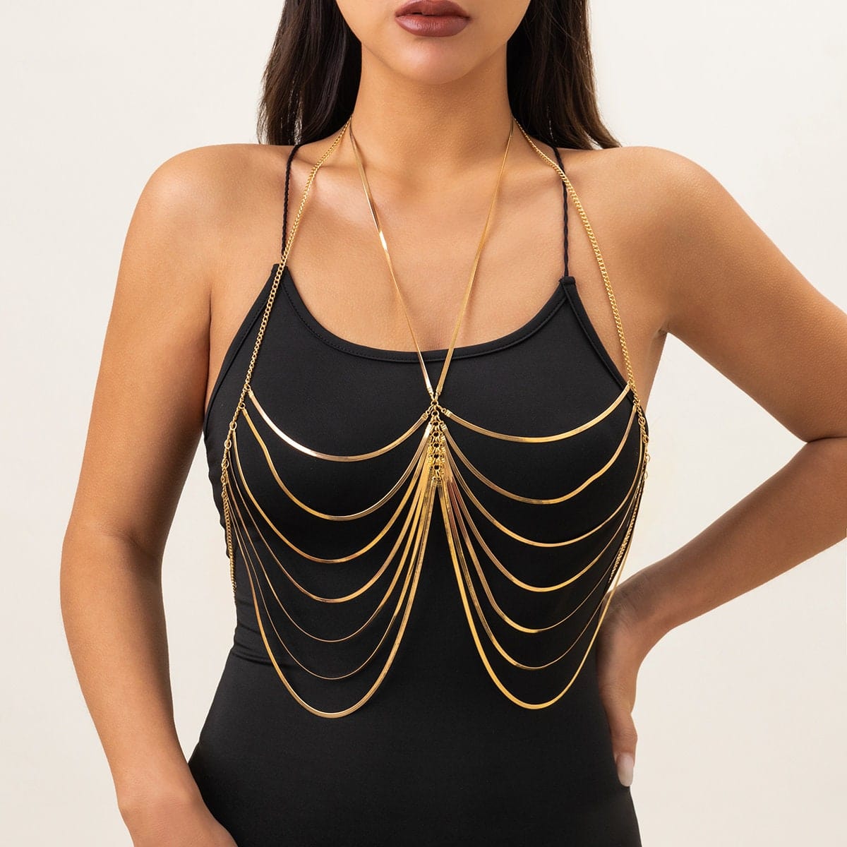 Tassel Bralette Body Chain – Itika Designs