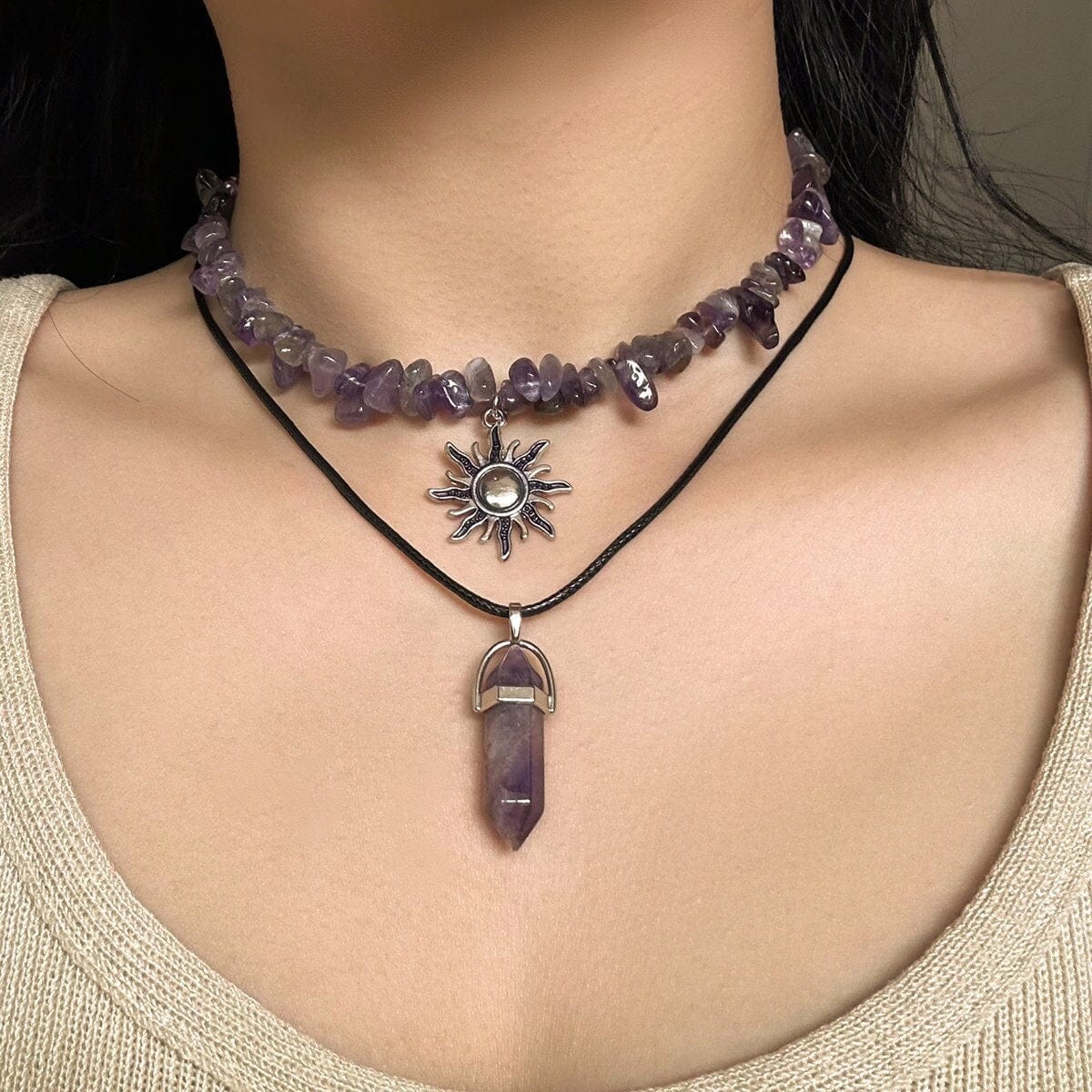 Rocksbox: Aura Layered Necklace by Dusk