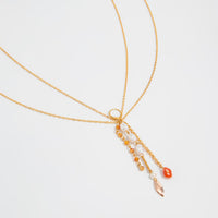 Thumbnail for Boho Layered Pearl Crystal Stone Tassel Bikini Body Chain - ArtGalleryZen