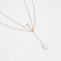 Thumbnail for Boho Layered Pearl Pendant Bikini Body Chain - ArtGalleryZen