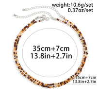 Thumbnail for Boho Layered Seed Bead Necklace Set - ArtGalleryZen