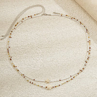 Thumbnail for Boho Layered Starfish Turtle Crystal Seed Beaded Belly Chain Set - ArtGalleryZen