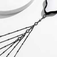 Thumbnail for Boho Layering Rhinestone Inlaid Elastic Saturn Thigh Leg Chain - ArtGalleryZen