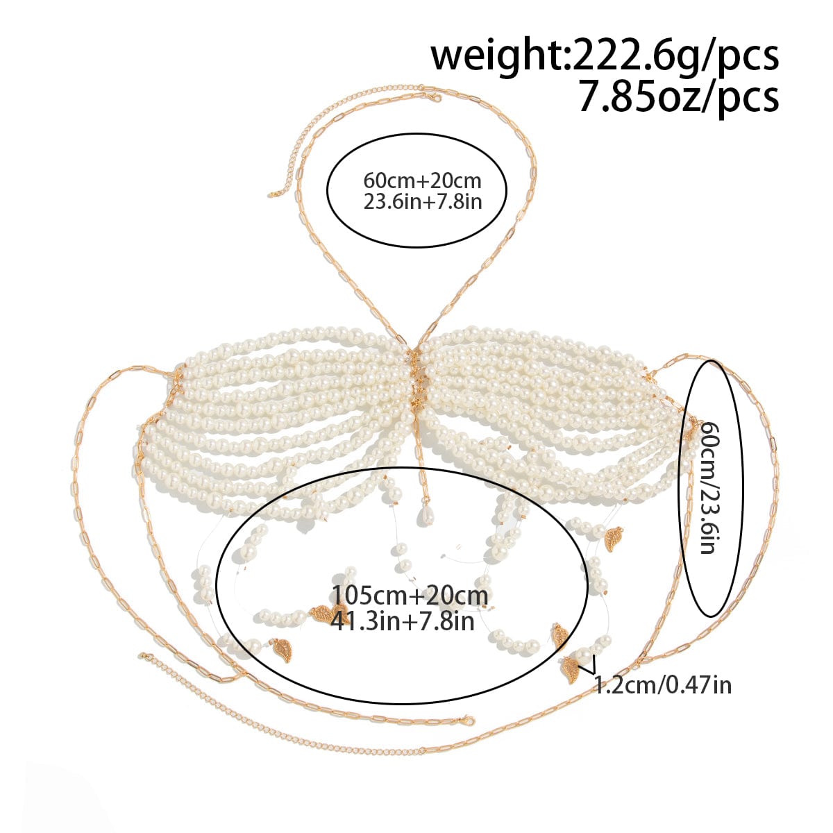 Boho Metallic Feather Tassel Pearl Beaded Lingerie Halter Top Backless Bra - ArtGalleryZen