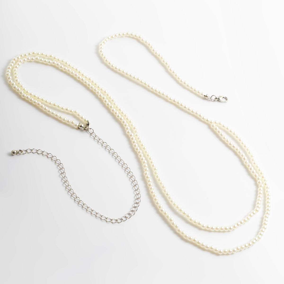 Boho Minimalist Layered Pearl Waist Chain - ArtGalleryZen