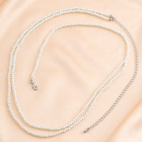 Thumbnail for Boho Minimalist Layered Pearl Waist Chain - ArtGalleryZen