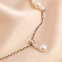 Thumbnail for Boho Minimalist Pearl Navel Piercing Belly Chain