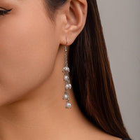 Thumbnail for Boho Newly Dangling Pearl Tassel Earrings - ArtGalleryZen