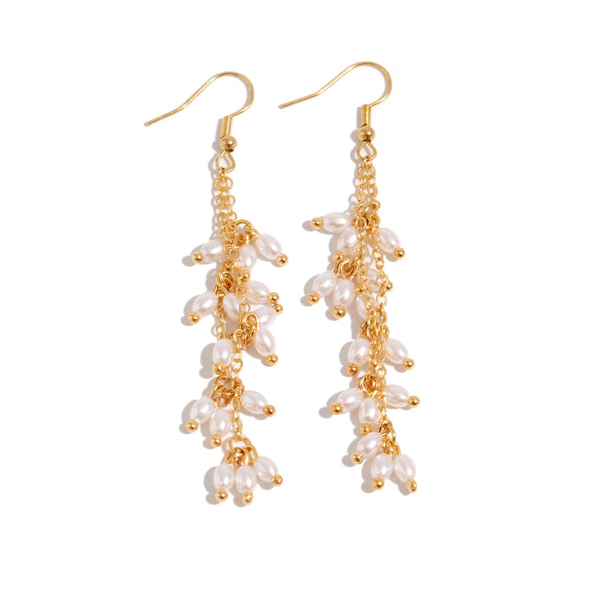 Boho Newly Dangling Pearl Tassel Earrings - ArtGalleryZen