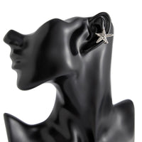 Thumbnail for Boho Relief Spiral Starfish Ear Cuff Earring - ArtGalleryZen