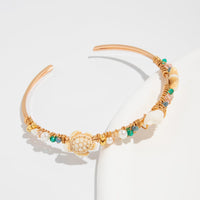Thumbnail for Boho Starfish Conch Turtle Crystal Arm Cuff - ArtGalleryZen