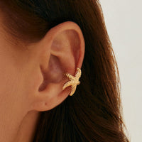 Thumbnail for Boho Starfish Ear Wrap Earring - ArtGalleryZen