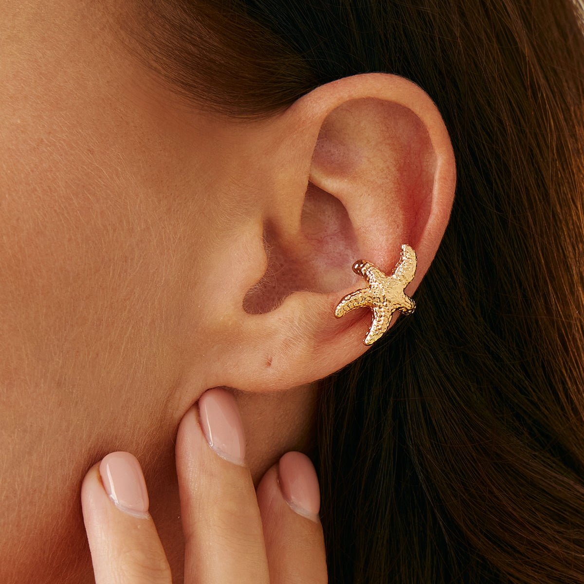 Boho Starfish Ear Wrap Earring - ArtGalleryZen
