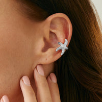 Thumbnail for Boho Starfish Ear Wrap Earring - ArtGalleryZen