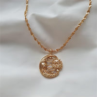 Thumbnail for Boho Sun and Moon Celestial Necklace - ArtGalleryZen