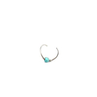 Thumbnail for Boho Turquoise Stainless Steel Earring Nose Piercing Nose Hoop - ArtGalleryZen