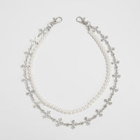 Thumbnail for Charming Layered Cross Pearl Trouser Chain - ArtGalleryZen