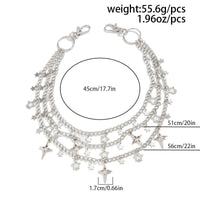 Thumbnail for Charming Layered Hollow Star Pendant Trouser Chain - ArtGalleryZen