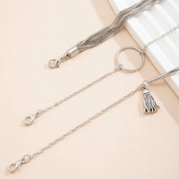 Thumbnail for Chc Multi-Layered Tassel Ring Bracelet Set - ArtGalleryZen