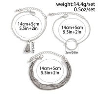 Thumbnail for Chc Multi-Layered Tassel Ring Bracelet Set - ArtGalleryZen