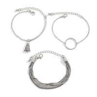 Thumbnail for Chc Multi-Layered Tassel Ring Bracelet Set - ArtGalleryZen