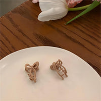 Thumbnail for Chic 2 Pieces Enamel Ribbon Bowknot Hair Clips Set - ArtGalleryZen