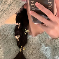 Thumbnail for Chic 2 Pieces Enamel Ribbon Bowknot Hair Clips Set - ArtGalleryZen