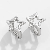 Thumbnail for Chic 2 Pieces Hollow Duo Star Open Ring Set