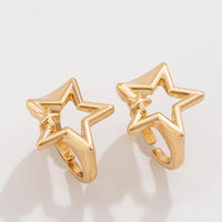 Thumbnail for Chic 2 Pieces Hollow Duo Star Open Ring Set