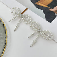 Thumbnail for Chic 2pcs Pearl Bowknot Trouser Pin Set - ArtGalleryZen