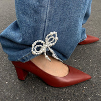 Thumbnail for Chic 2pcs Pearl Bowknot Trouser Pin Set - ArtGalleryZen