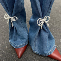 Thumbnail for Chic 2pcs Pearl Bowknot Trouser Pin Set - ArtGalleryZen