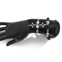 Thumbnail for Chic 2pcs Star Lollipop Charm Agate Crystal Chain Matching Bracelet Set - ArtGalleryZen