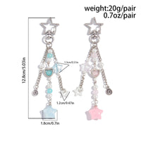 Thumbnail for Chic 2pcs Start Heart Pearl Charm Keychain Set - ArtGalleryZen