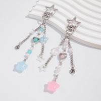 Thumbnail for Chic 2pcs Start Heart Pearl Charm Keychain Set - ArtGalleryZen