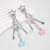Thumbnail for Chic 2pcs Start Heart Pearl Charm Keychain Set - ArtGalleryZen