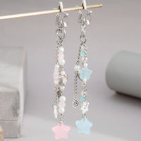 Thumbnail for Chic 2pcs Start Heart Pearl Charm Keychain Set - ArtGalleryZen