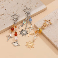 Thumbnail for Chic 3Pcs Star Sun Moon Celestial Crystal Keychain Set