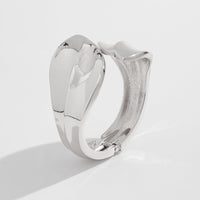 Thumbnail for Chic Abstract Leaf Wide Cuff Bangle Bracelet